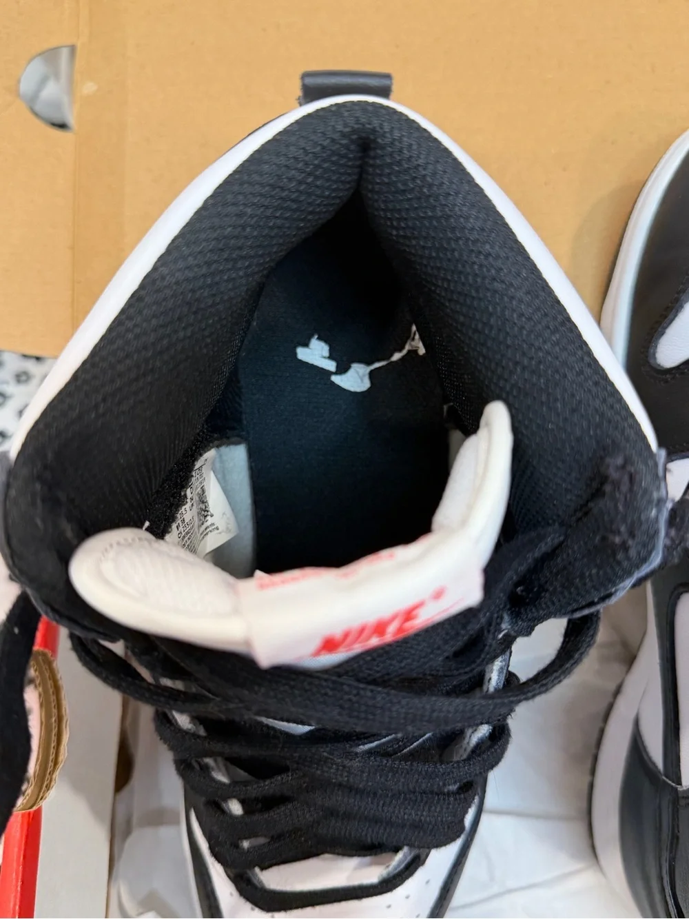 Nike Black and White Low-Top Sneakers